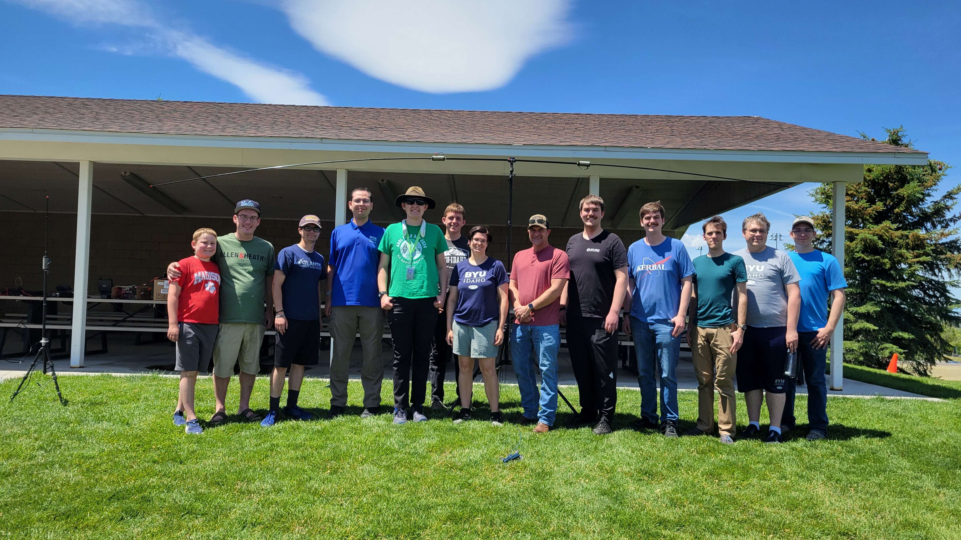 BYUIARS members at Summer Field Day 2025